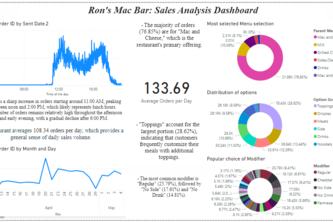 Roni's Challenge: Dashboard Building for Business Insights