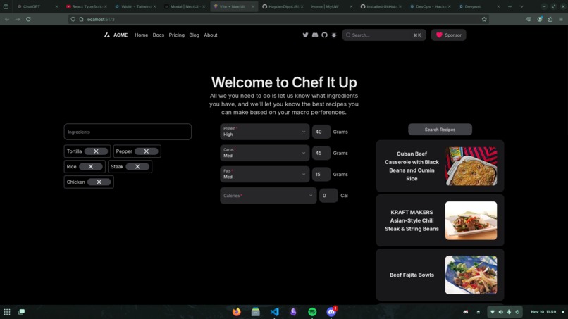 ChefItUp – screenshot 1