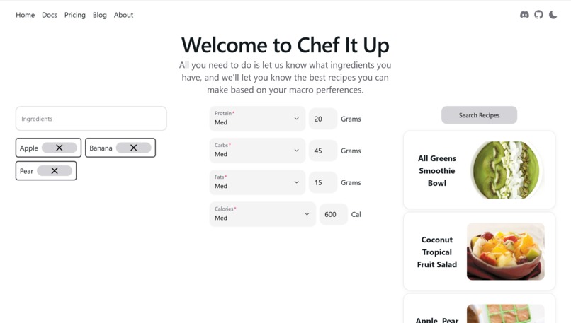 ChefItUp – screenshot 3