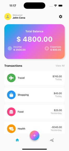 Budget-Tracker – screenshot 1