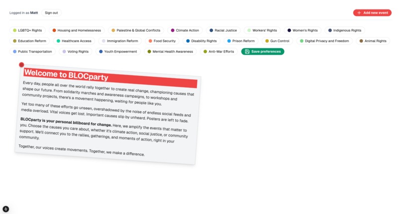 BLOCparty – screenshot 2