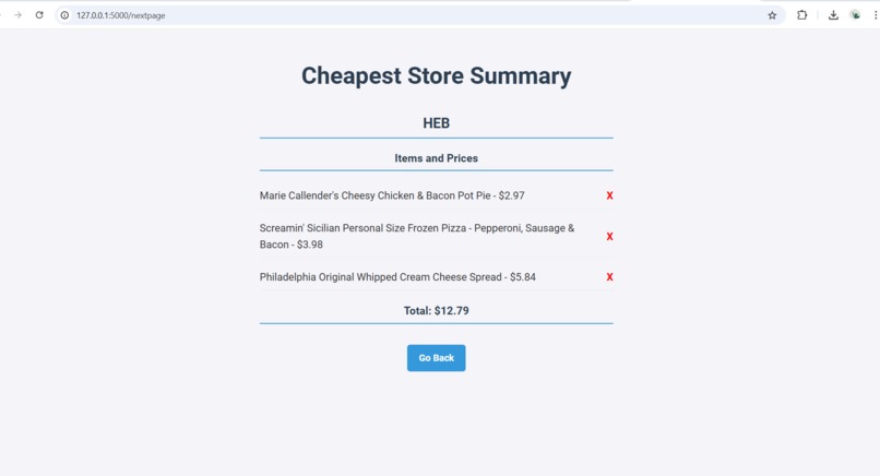 CapitalOne Innovative Shopping Cart – screenshot 1