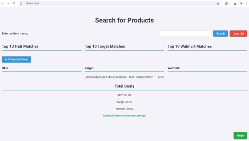 CapitalOne Innovative Shopping Cart – screenshot 3