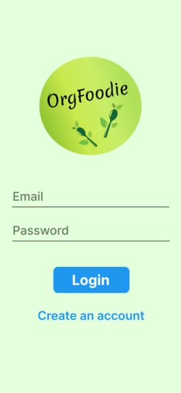 OrgFoodie – screenshot 1