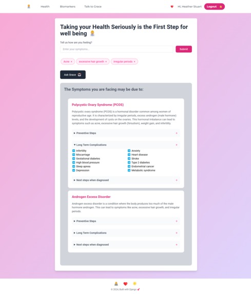HerSupport AI - Comprehensive Health Resource Platform – screenshot 2