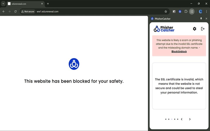 PhisherCatcher – screenshot 3