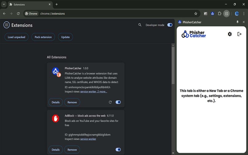 PhisherCatcher – screenshot 4
