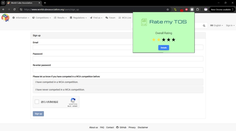Rate My TOS – screenshot 2