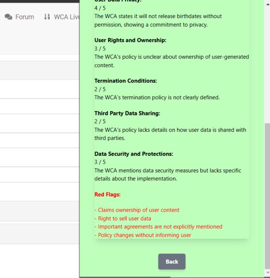 Rate My TOS – screenshot 4