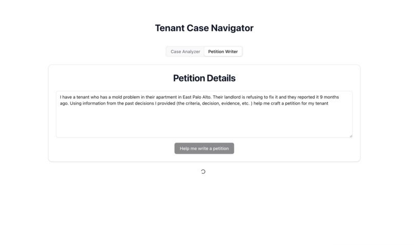Tenant Case Navigator – screenshot 2