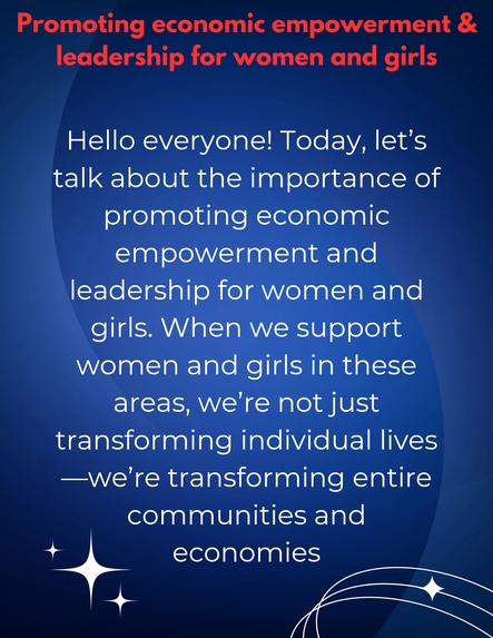 Promoting economic empowerment for women  – screenshot 1