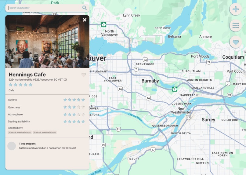StudySpotter – screenshot 2
