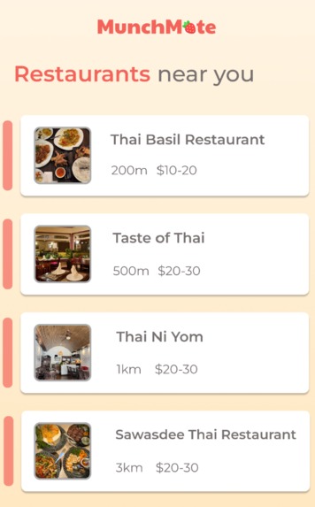 MunchMate – screenshot 1