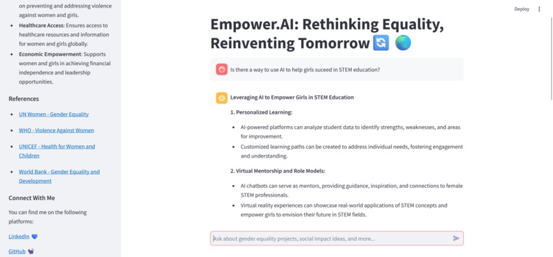 EmpowerAI – screenshot 2
