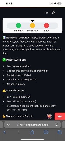 Nutrisnap – screenshot 2