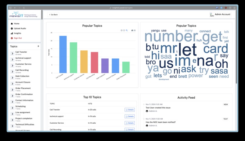 Pawa IT Customer AI Support Center Solution (CASP) – screenshot 9