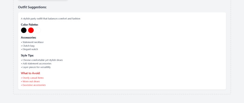 AI Outfit Suggester – screenshot 1