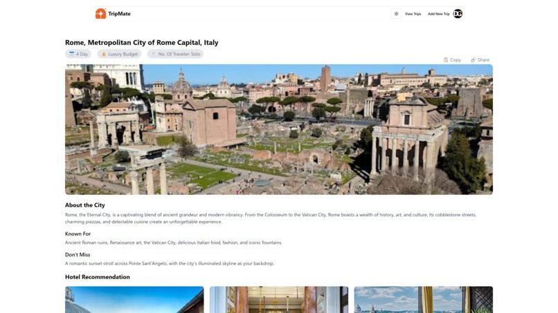 TripMate - Plan your perfect trip with the power of AI. – screenshot 3