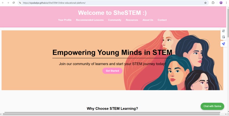 SheSTEM-Educational platform for women in STEM – screenshot 10