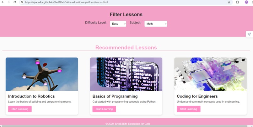 SheSTEM-Educational platform for women in STEM – screenshot 11