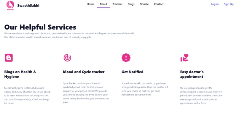 SwasthSakhi – screenshot 2