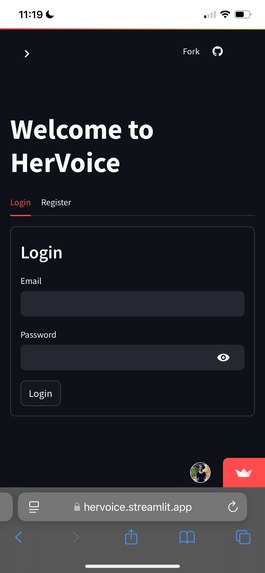 HerVoice – screenshot 1
