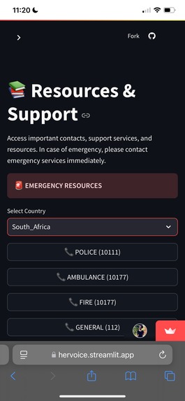 HerVoice – screenshot 2