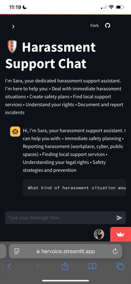 HerVoice – screenshot 5