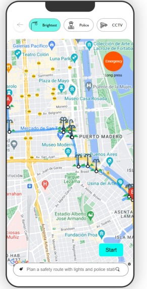 Womap: AI-powered map for women's safer night journeys. – screenshot 4