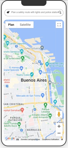 Womap: AI-powered map for women's safer night journeys. – screenshot 2