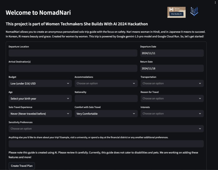 NomadNari – screenshot 1