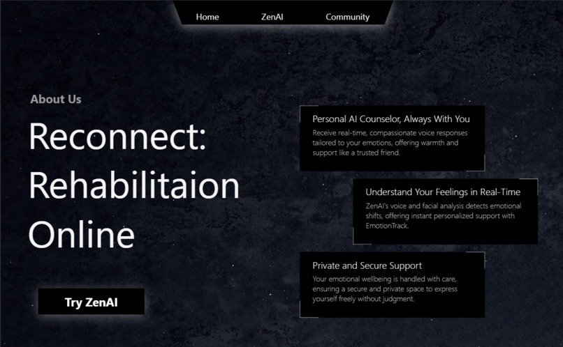 Reconnect: Rehabilitation Online – screenshot 1