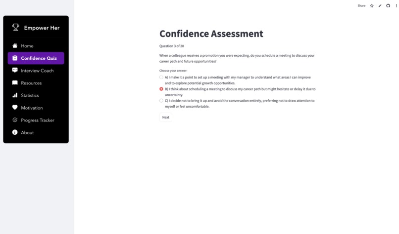 Empower Her – screenshot 3