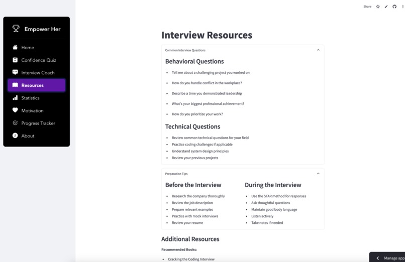 Empower Her – screenshot 9