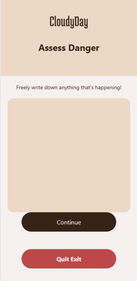 CloudyDay - Domestic Violence Help – screenshot 5