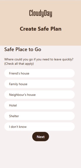 CloudyDay - Domestic Violence Help – screenshot 7