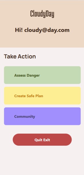 CloudyDay - Domestic Violence Help – screenshot 3