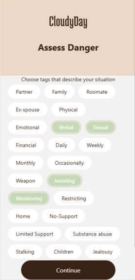 CloudyDay - Domestic Violence Help – screenshot 4