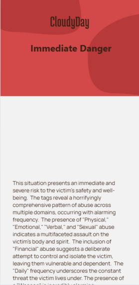 CloudyDay - Domestic Violence Help – screenshot 6