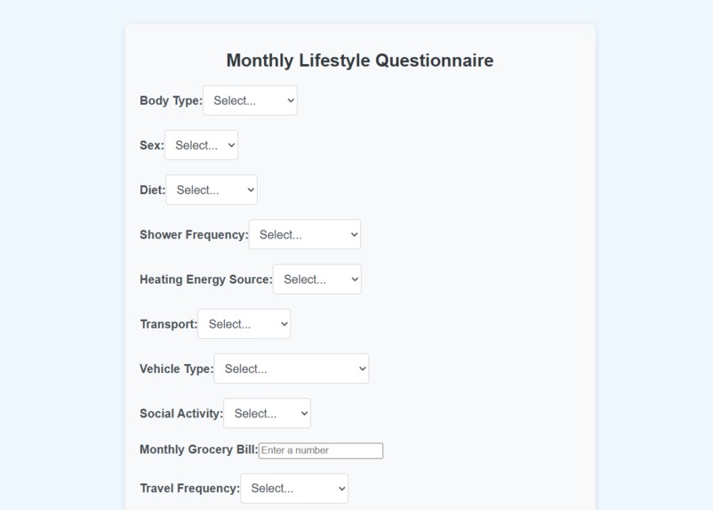 AI-Powered Personal Impact Map – screenshot 1