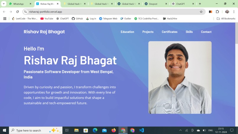  Develop or Redesign your Portfolio Website – screenshot 1