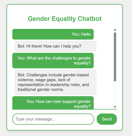Equality Chatbot – screenshot 2