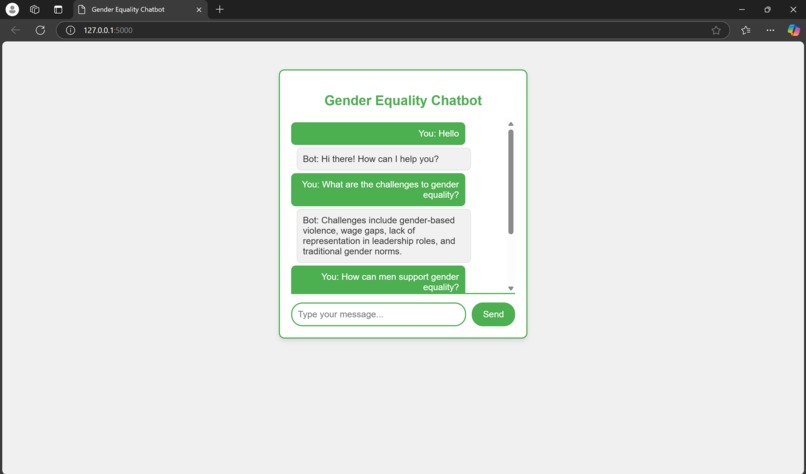Equality Chatbot – screenshot 3