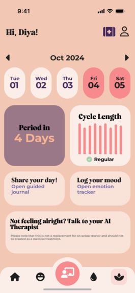 Durgastra: AI Therapy Tailored to Women's Cycle – screenshot 2