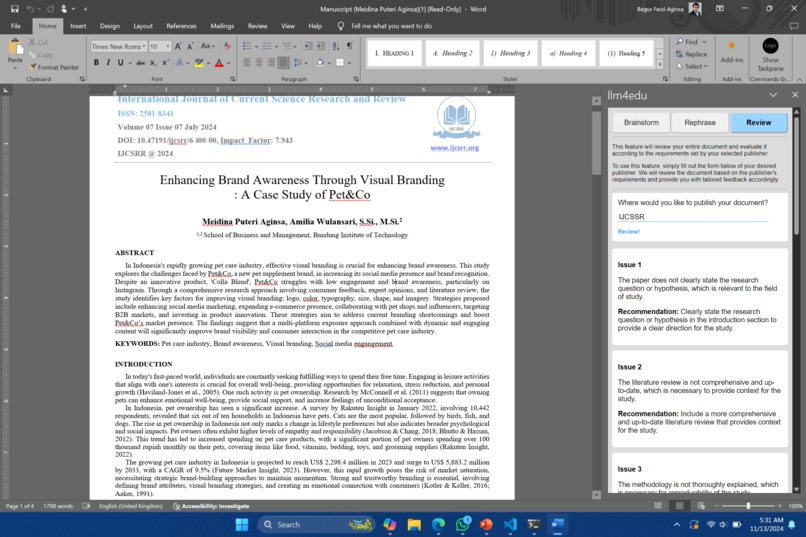 Academic Writing Assistant – screenshot 4