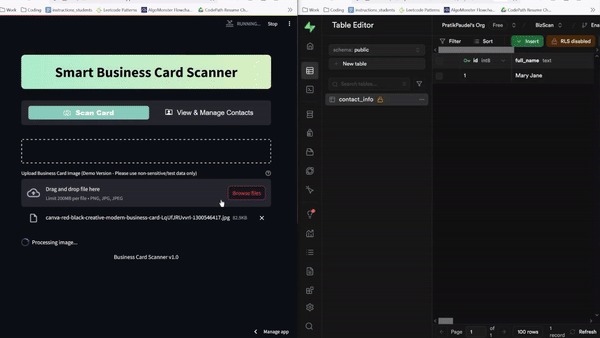 BizScan – screenshot 1