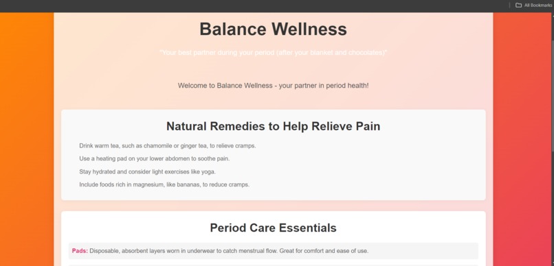 Balanace-Wellness – screenshot 1