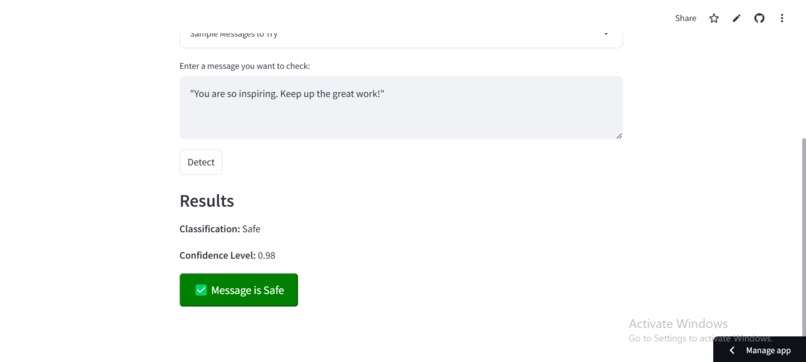 Safespace: Online Harassment Detector for Women and Girls – screenshot 8