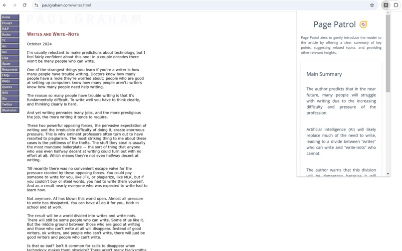 Page Patrol – screenshot 2