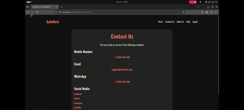 SafeNest: Empowering Teenage Girls in Healthcare and Safety. – screenshot 7